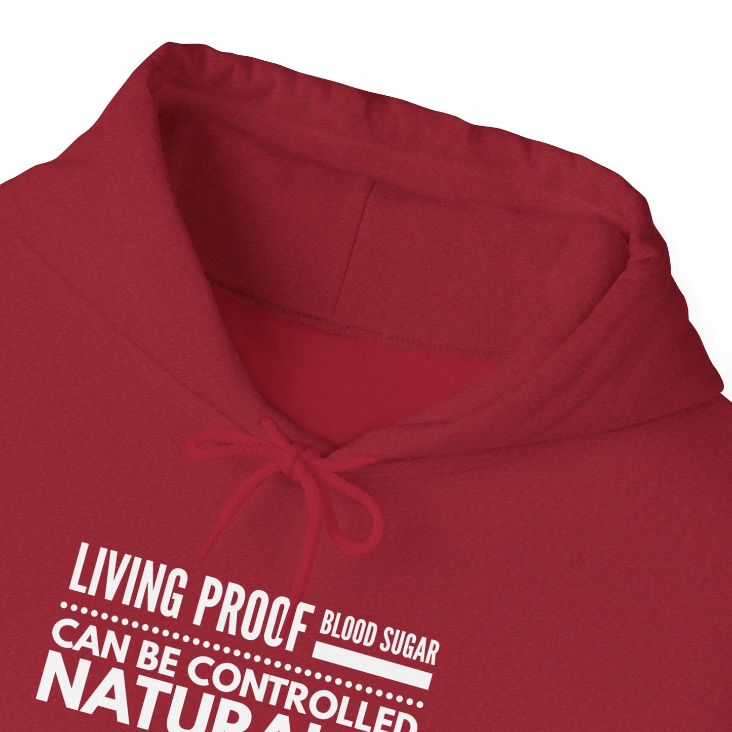 Hooded Sweatshirt - Living Proof Blood Sugar Can Be Controlled Naturally