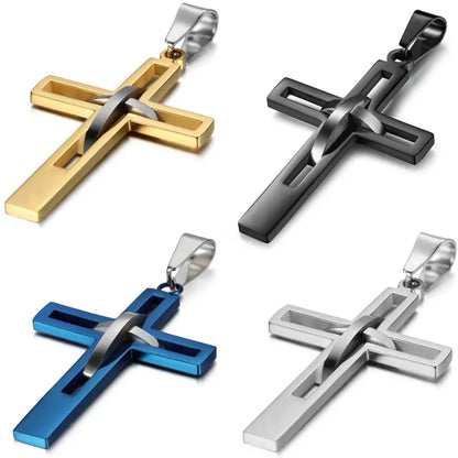 Eternal Life: Triumph Over Death Cross Pendant