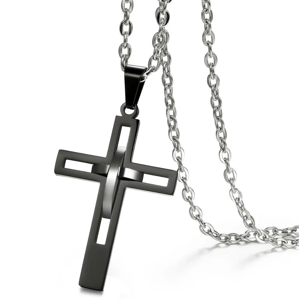 Eternal Life: Triumph Over Death Cross Pendant