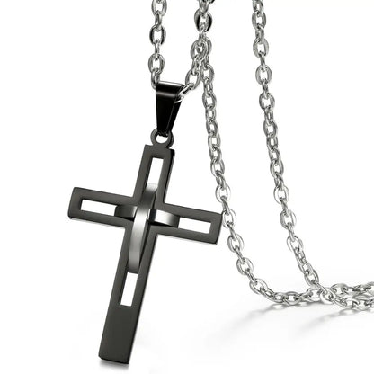 Eternal Life: Triumph Over Death Cross Pendant
