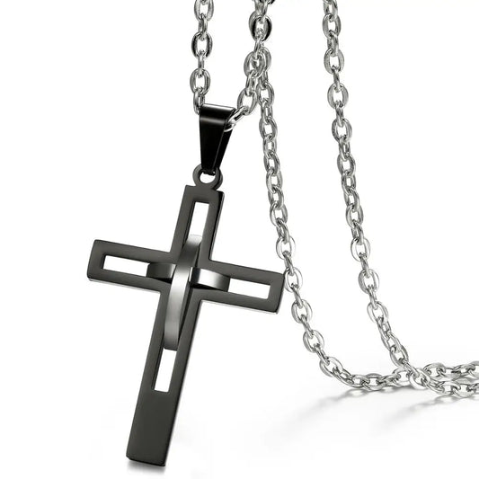 Eternal Life: Triumph Over Death Cross Pendant