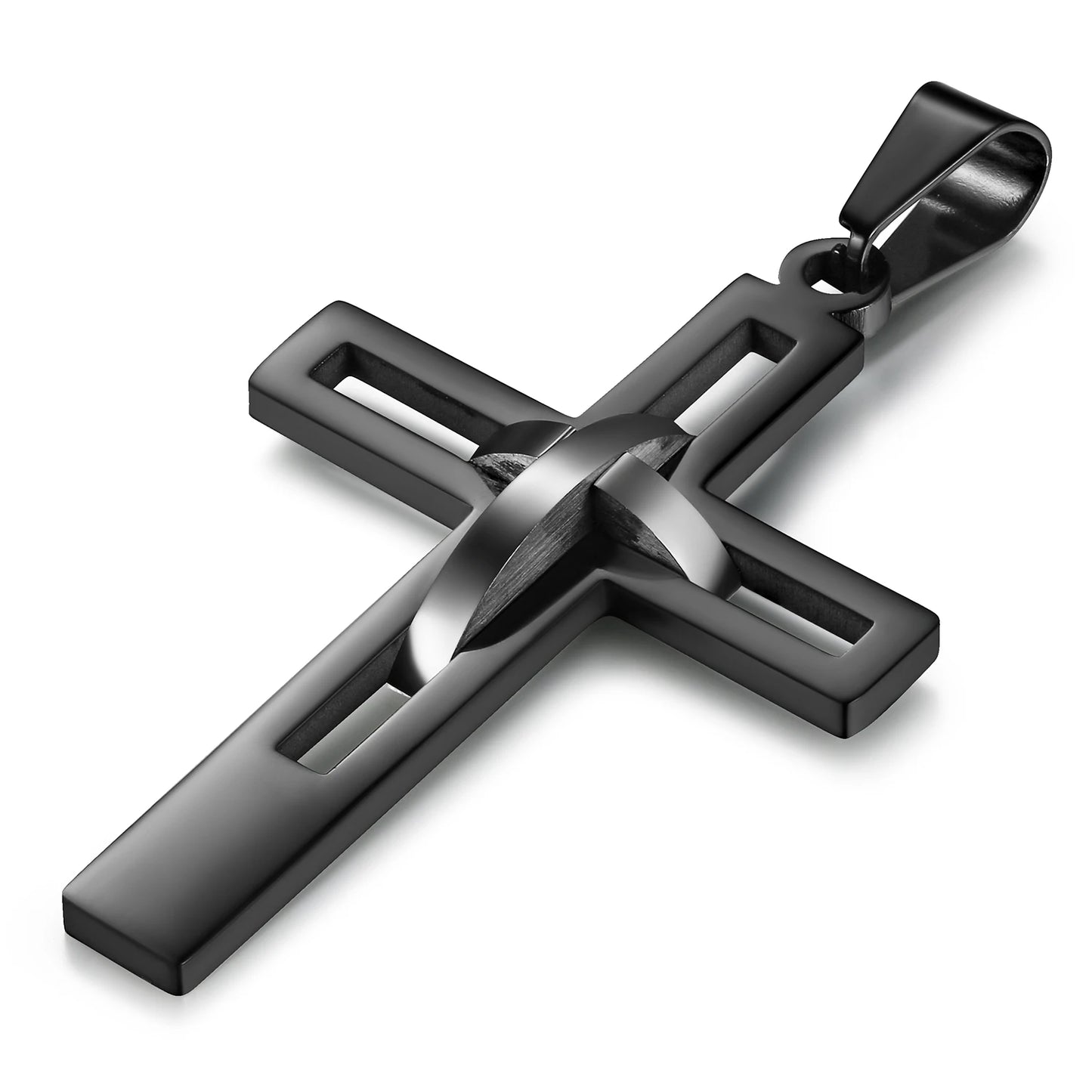 Eternal Life: Triumph Over Death Cross Pendant