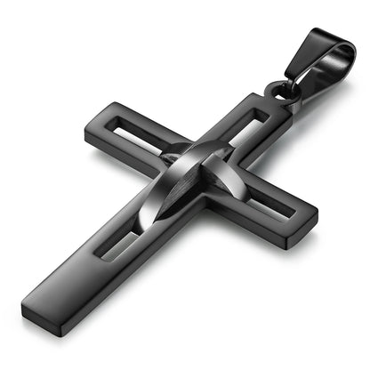 Eternal Life: Triumph Over Death Cross Pendant